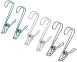 Sokkenklemmen - Kledinghangers - Wassen en drogen - Winddicht en sterk - 9.5 x 2 x 1.2 cm