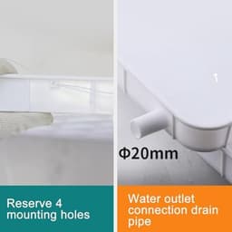 Wateropvangbak voor Airconditioner - Geschikt voor Binnen en Buiten - Perfecte Oplossing tegen Waterlekkage — thumbnail 4