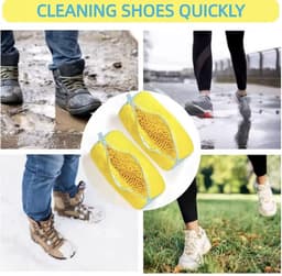 Schoenwasmachinetas – Geel – 1 Stuk – Ritssluiting – Duurzaam – Voor Alle Schoenen - G4.1 — thumbnail 5