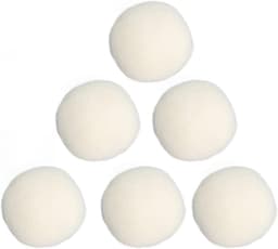Allecto Plus - Wol Droogballen 6 stuks voor huishouden - Adsorberen Onzuiverheden en Verminderen Statische Elektriciteit - Geur Eliminatie (4cm) — thumbnail 1