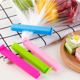 Ibenzoa® Set van 40 kleurrijke herbruikbare sluitclips voor zakken en snacks — thumbnail 2