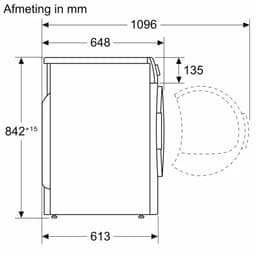 Siemens WT45H20SNL Warmtepompdroger 8 kg — thumbnail 3