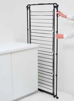 Brabantia HangOn Droogtoren - 30 m - Inklapbaar Wasrek - Matt Black — thumbnail 3