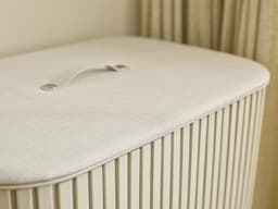 Joseph Joseph Tota Luxe 90L Wasmand Ecru, 2 compartimenten — thumbnail 5