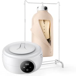 Draagbare Wasdroger 600 W – Waslijn met Droogtas, PTC Verwarmingselement en LED-display, Compacte Mini-droger met 5-uur timer, ideaal voor appartementen, studentenhuizen, campers of hotels — thumbnail 3