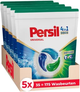 Persil Discs Universal - Krachtige vlekverwijdering - Voordeelverpakking - 5x 35 stuks — thumbnail 1
