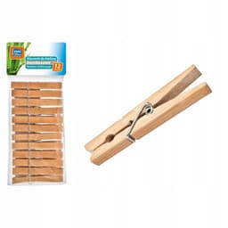 Ravi Serie - Bamboe Klamerki - 12 Stuks - Duurzaam en Ecologisch — thumbnail 1