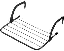 Radiator Drying Rack Foldable Balcony Drying Rack 3 m Length 50 x 33 x 16 cm Painted Steel