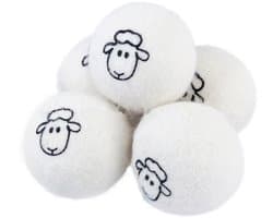 6 stuk(s) XL Drogerballen(7cm) - Droogballen van 100% schapenwol - Verkorte droogtijd - Energiebesparende wasbollen - Herbruikbare wasdrogerballen