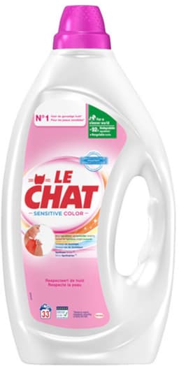 Le Chat Vloeibaar Wasmiddel Sensitive Color 33 wasbeurten - 1,485 liter — thumbnail 1