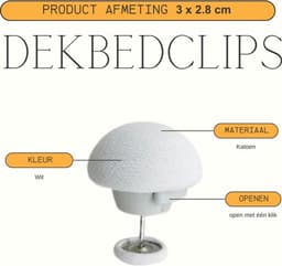 Dekbedclips - 6 STUKS - Stevige Dekbed Klemmen - Knijpers - dekbedovertrek clips - dekbed klemmen - dekbed knijpers - Clips voor Dekbedden en Lakens - Blauw — thumbnail 4