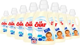 Le Chat Gel Bebe - Vloeibaar Wasmiddel - Voordeelverpakking - 8 x 32 Wasbeurten — thumbnail 1
