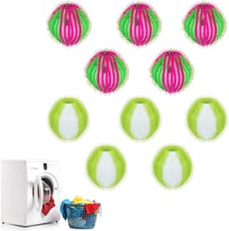 10 stuks haarballen voor wasmachines en drogers, wasballen vangen dierenharen en dierenvachten verwijderen dierenharen van kleding verwijderen haren van kleding — thumbnail 1
