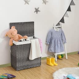Nancy's Wasmand - Wassorteerder - Handgevlochten - 110L — thumbnail 3