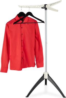 droogrek kledinghangers - voor 33 hangers - inklapbaar - droogtoren — thumbnail 1