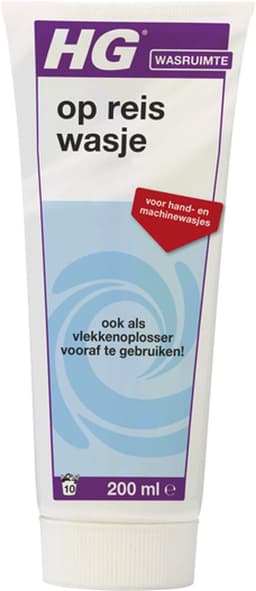 Hg Wasmiddel - Op Reis Wasje - 200 Ml - 2 Stuks ! — thumbnail 1