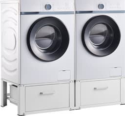 Wasmachine sokkel dubbel Heyen verhoger met lades — thumbnail 1