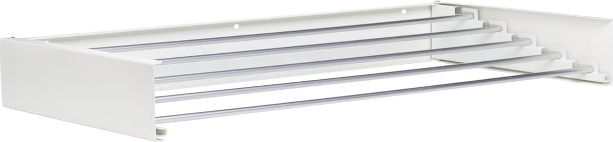 Vitapur Wanddroogrek - Droogrek inklapbaar - Droogrekken - Wasrek hangend - Wasdroogrek - Droogrek inklapbaar - 80 x 40 cm - 4 meter drooglengte - Wit — afbeelding 1
