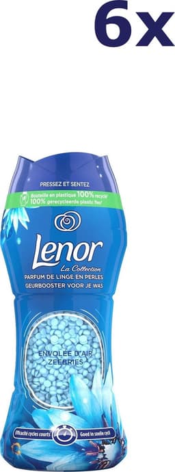 Lenor Geurbooster Zeebries - Geurparels - 6x22 Wasbeurten - Voordeelverpakking — thumbnail 1