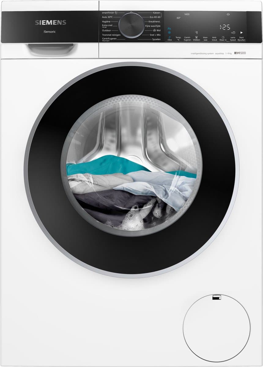 Siemens WG44G2FSNL - iQ500 - Wasmachine met stoom - 1400 rpm - Automatisch doseren - Energielabel A - Zeer stil - speedPack L: verkort wasprogramma's met varioSpeed — afbeelding 1