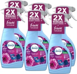 Lenor Febreze Textielverfrisser Spray - VOORDEELVERPAKKING - Amethyst - | 6x 500ml | Verwijdert nare geuren — thumbnail 1