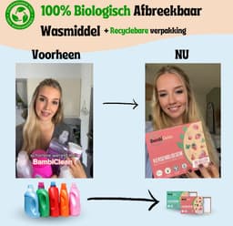 BambiClean Wasstrips Voordeelverpakking - 240 wasbeurten - Milieuvriendelijke Wasmiddeldoekjes - Wasmiddel Strips Proefpakket — thumbnail 5