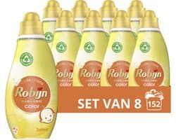 Robijn Klein & Krachtig Collections Color Zwitsal Vloeibaar Wasmiddel - 8 x 19 wasbeurten - Voordeelverpakking