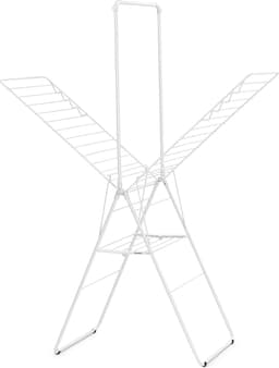 Brabantia HangOn Droogrek 25m - met Stang - Inklapbaar Wasrek - White — thumbnail 1