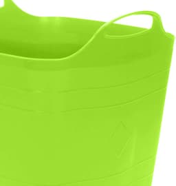 Excellent Houseware Flexibele emmer - 2x - groen - 25 liter - kunststof - vierkant - 35 x 38 cm — thumbnail 3