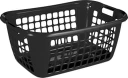Sunware Basic wasmand 60L - 65x45x27 cm - Zwart — thumbnail 1