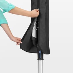 Brabantia Lift-o-Matic Advance Droogmolen - met Kunststof Betonanker, Beschermhoes en Wasknijpertasje - 50 m - Metallic Grey — thumbnail 5