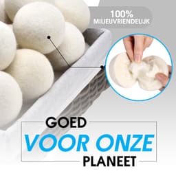 Krexs Drogerballen – 6 Stuks – Wasballen – Wasbollen – Wasdroger Ballen – Droogballen – Wol — thumbnail 5