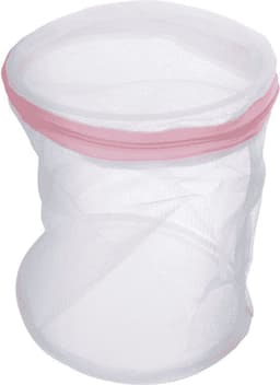 Ronde waszak wit 16 x 20 cm - Waszak - Wasnet - Lingerie Waszak - Waszak Wasmachine - Waszak Ondergoed — thumbnail 1