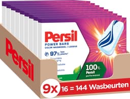 Persil Power Bars - Wasmiddel - Gekleurde Was - Voordeelverpakking - 9 x 16 Wasbeurten — thumbnail 2