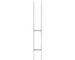 vidaXL - Grondankers - 6 - st - 7x6x60 - cm - gegalvaniseerd - staal - zilverkleurig — thumbnail 5
