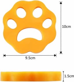 2 Stuks, Pet Hair Remover voor Wasserij Wasmachine Haarvanger, Mini Herbruikbare Hond Kat Plakkerig Huisdier Haar Verwijderaar Borstel Voor Waswasmachine. — thumbnail 3