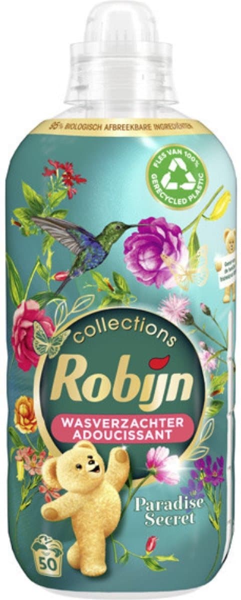 Robijn Collections - Wasverzachter - Paradise Secret - Biologisch Afbreekbaar - 1,25L - 50 Wasbeurten — afbeelding 1
