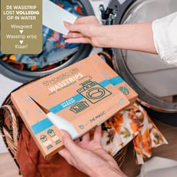 Milieuvriendelijke Wasstrips - Ocean Breeze 400 Wasbeurten Incl. Wasverzachter – Wasmiddel Wasdoekjes – Wasmiddeldoekjes - Vegan — thumbnail 5