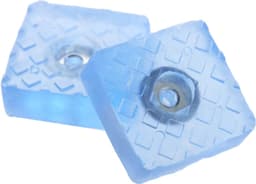 Actie4you® - Rubberen Voetjes - Vierkant - Rubber Dopje - Meubelonderzetter - Onderzetters -Trillingsdemper - Anti Slip - 22x22mm – 4 Stuks - Transparant — thumbnail 4