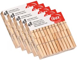 Wasknijpers - 240x - hout - knijpers - wasspelden - wasgoed ophangen — thumbnail 1