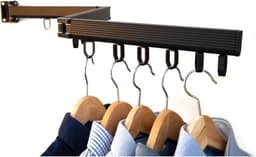 Practo Home - Driedelig inklapbaar wanddroogrek - Droogrek - Voor 18 hangers — thumbnail 1