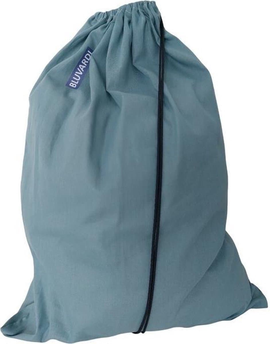 Katoenen waszak -XXL - met trekkoord - Old blue — afbeelding 1