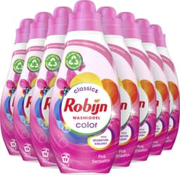 Robijn Klein & Krachtig Classics Color Pink Sensation Vloeibaar Wasmiddel - 8 x 19 wasbeurten - Voordeelverpakking — thumbnail 2