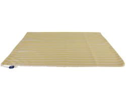 Waszak 60x60 cm - Met K-locksluiting - Geel gestreept — afbeelding 1