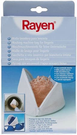 Rayen Stevige Lingerie waszak – BH Wasnet – 18 x 15 x 15 cm – wit — thumbnail 3
