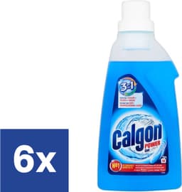Calgon 3 in 1 Power Gel Wasmachine Reiniger en Anti kalk - 6 x 750 ml - Voordeelverpakking — thumbnail 5