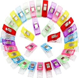 WiseGoods Premium Wonder Clips - Magic Clip - Hobby Accessoires - Naaien - DIY - Klem - Klemmen - Knijper - Hobby Tools - 40stk — thumbnail 3