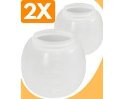Doseerbol 2 stuks - Wasbol - Wasbollen voor wasmiddel - Doseerdop - wasbolletjes voor wasmachine - wasbal - wasmiddel bol - doseerbol wasmiddel vloeibaar