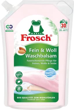 Frosch Fijnwasmiddel & Wol - Zijde, dons of lingerie - Wasbalsem gel - 1,44L - 30 Wasbeurten - Met amandelolie — thumbnail 1