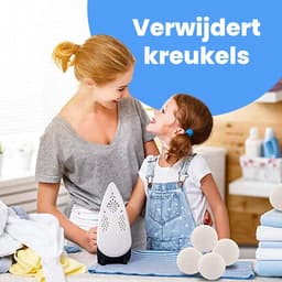 DRYQUICK Drogerballen- Wasbollen- Duurzaam Schapenwol - Herbruikbaar- 6 XL Wasballen Wit — thumbnail 4